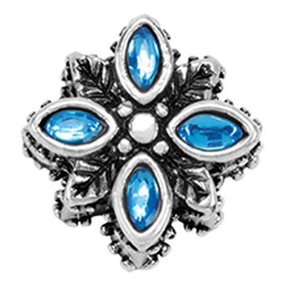 Blue Eclipse Slider Charm - Goody Beads