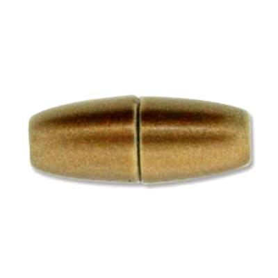 22mm Bronze Matte Acrylic Magnetic Clasp - Goody Beads