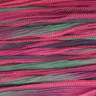 Cherries Jubilee Hand Dyed Silk Ribbon