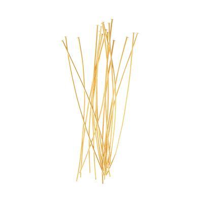 2 Inch Gold Plated 24 Gauge Headpins - Goody Beads