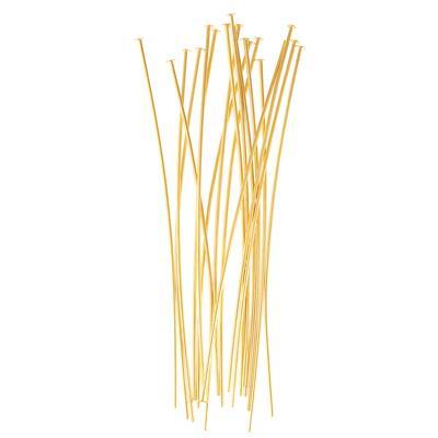 3 Inch Gold Plated 20 Gauge Headpins