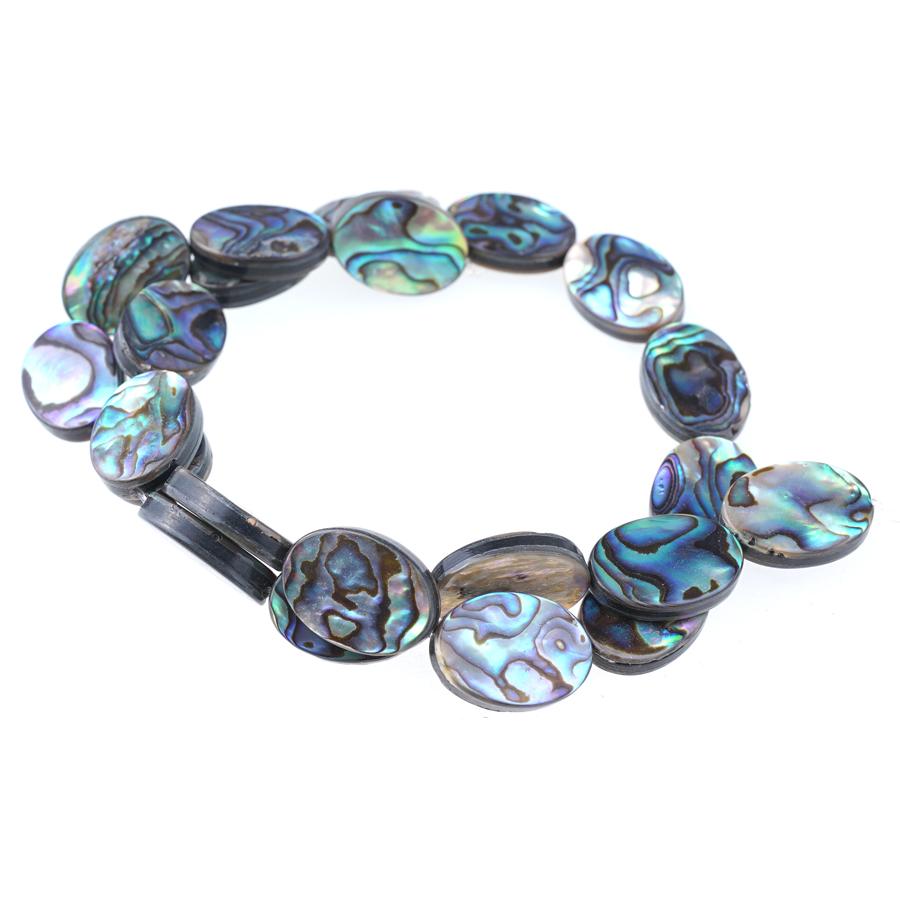 Abalone Shell 13x18mm Flat Oval 15-16 Inch