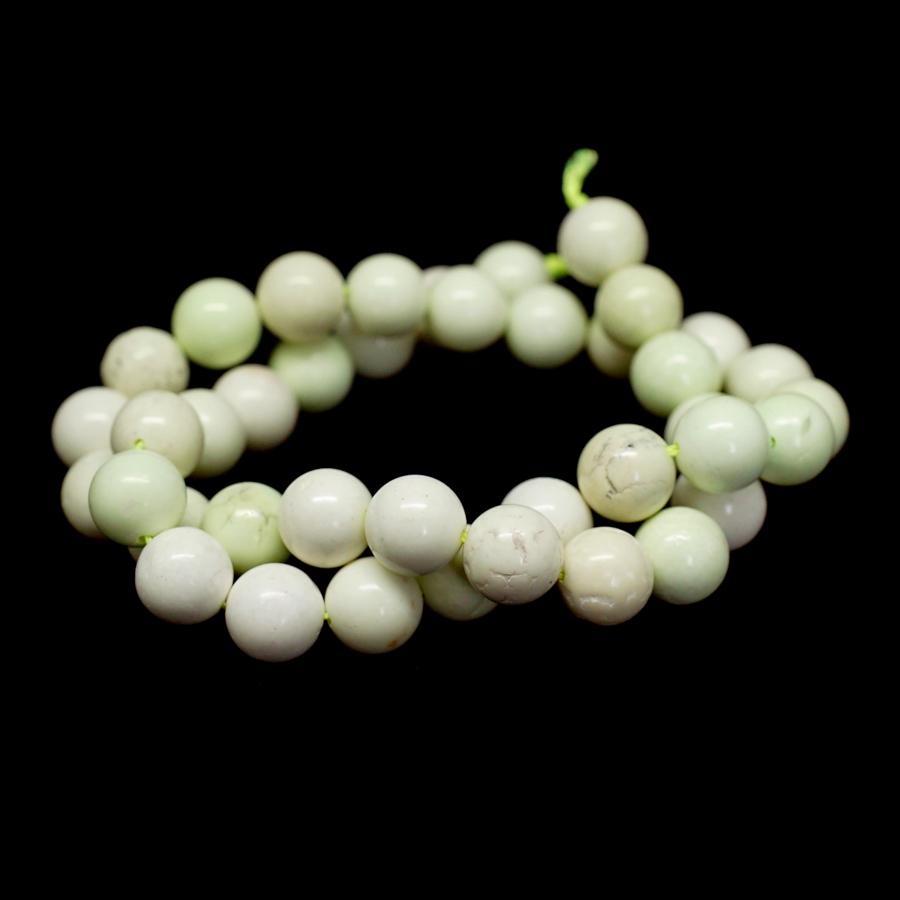 Australian Chrysoprase Lemon 10mm Round - 15-16 Inch