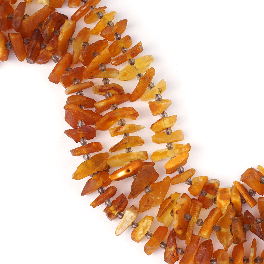 Amber 4-22mm Chip - 15-16 Inch