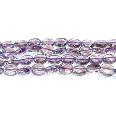 Amethyst 10x12mm Oval 15-16 Inch