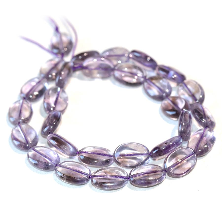 Amethyst 10x14mm Oval 15-16 Inch