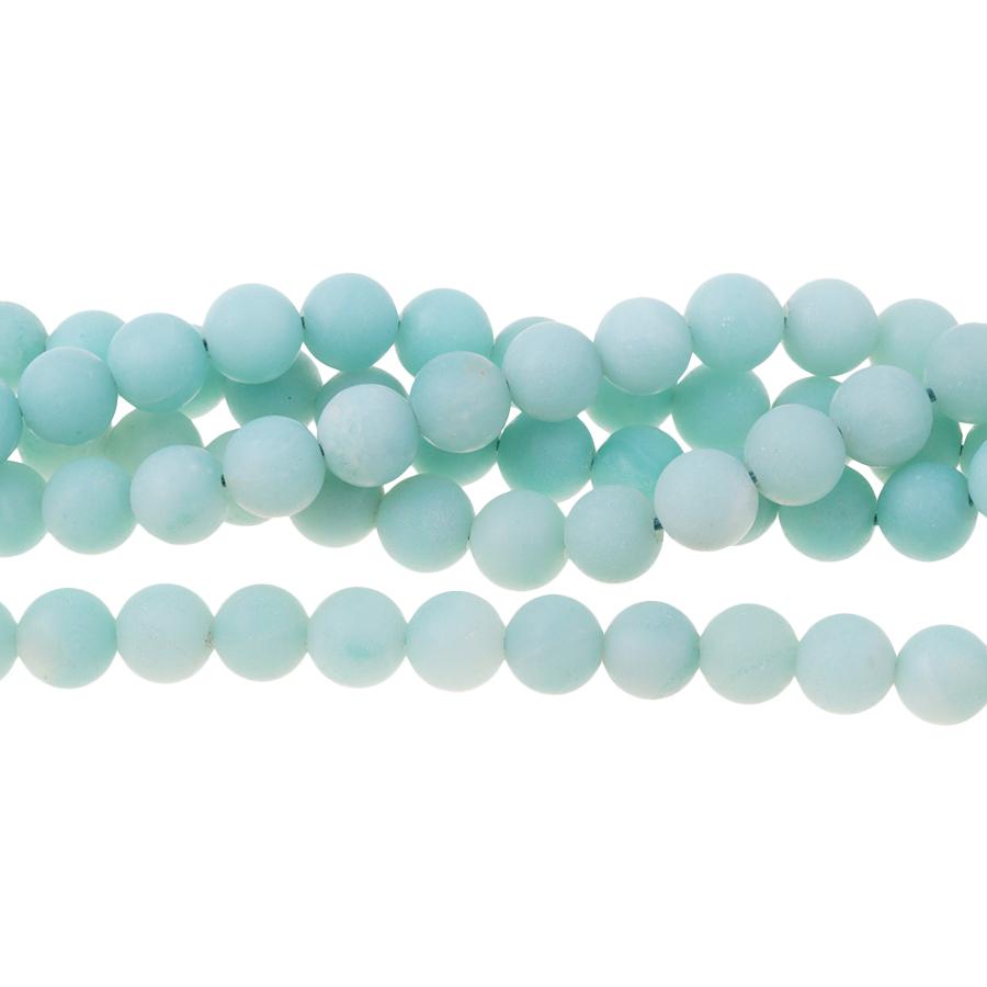 MATTE Amazonite (AAA) 8mm Round 15-16 Inch