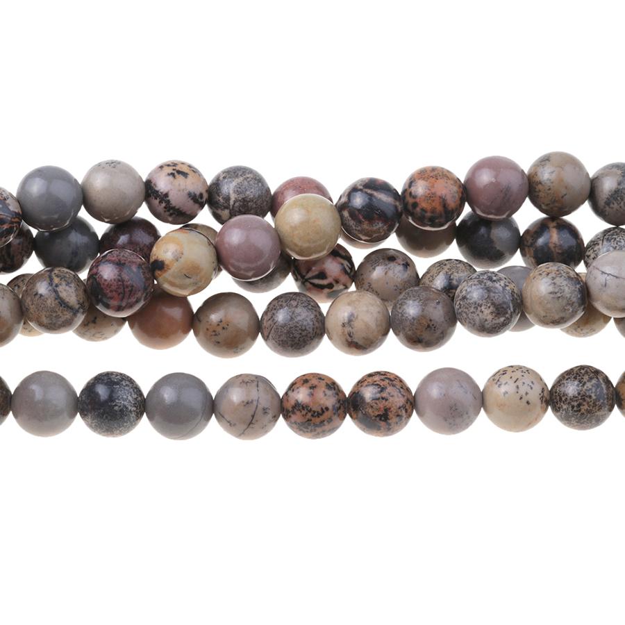 Artistic Jasper 8mm Round 15-16 Inch