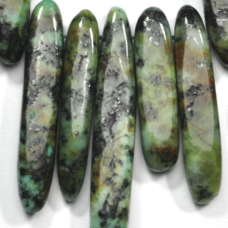 African Turquoise 20-45mm Sticks'n Stones