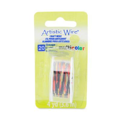 20 Gauge MultiColor Red/Gold/Black Artistic Wire