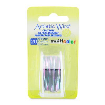 20 Gauge MultiColor Pink/Black/Green Artistic Wire