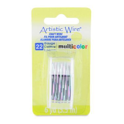 22 Gauge MultiColor Pink/Black/Green Artistic Wire