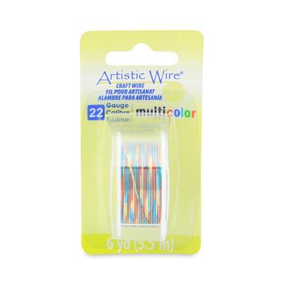 22 Gauge MultiColor Blue/Red/Gold Artistic Wire