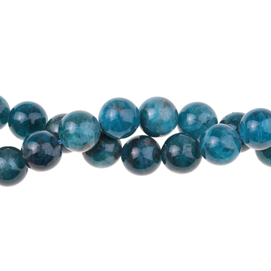 A Grade Blue Apatite 12mm Round 15-16 Inch