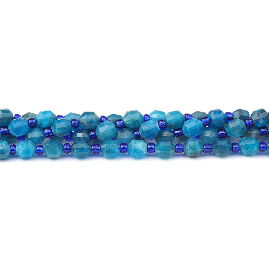 Blue Apatite 6mm Energy Prism - 15-16 Inch - Goody Beads