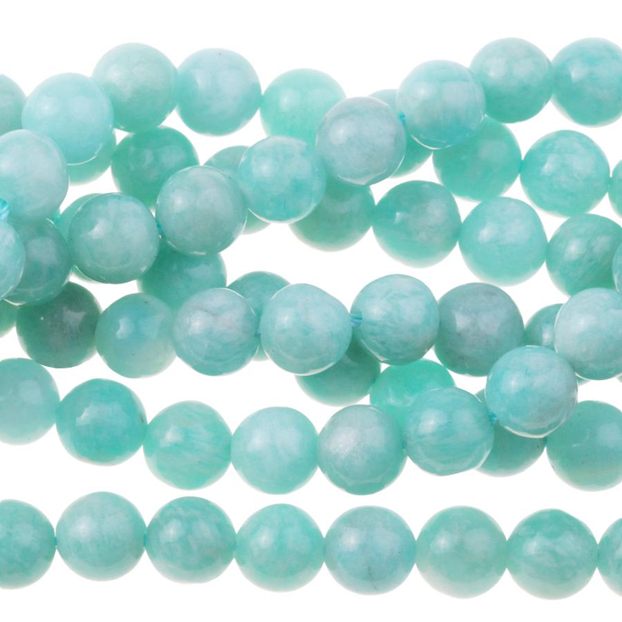 Brazilian Amazonite AAA Grade 6mm Round 15-16 Inch