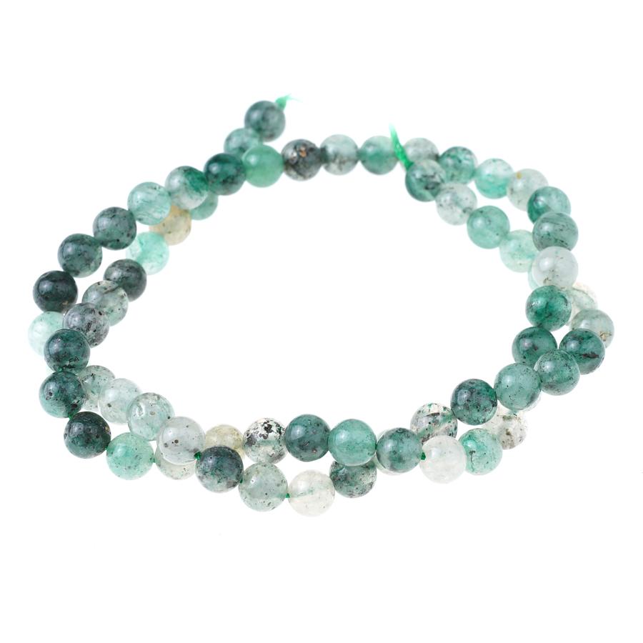 Blue Green Quartz 6mm Round Strand 15-16"