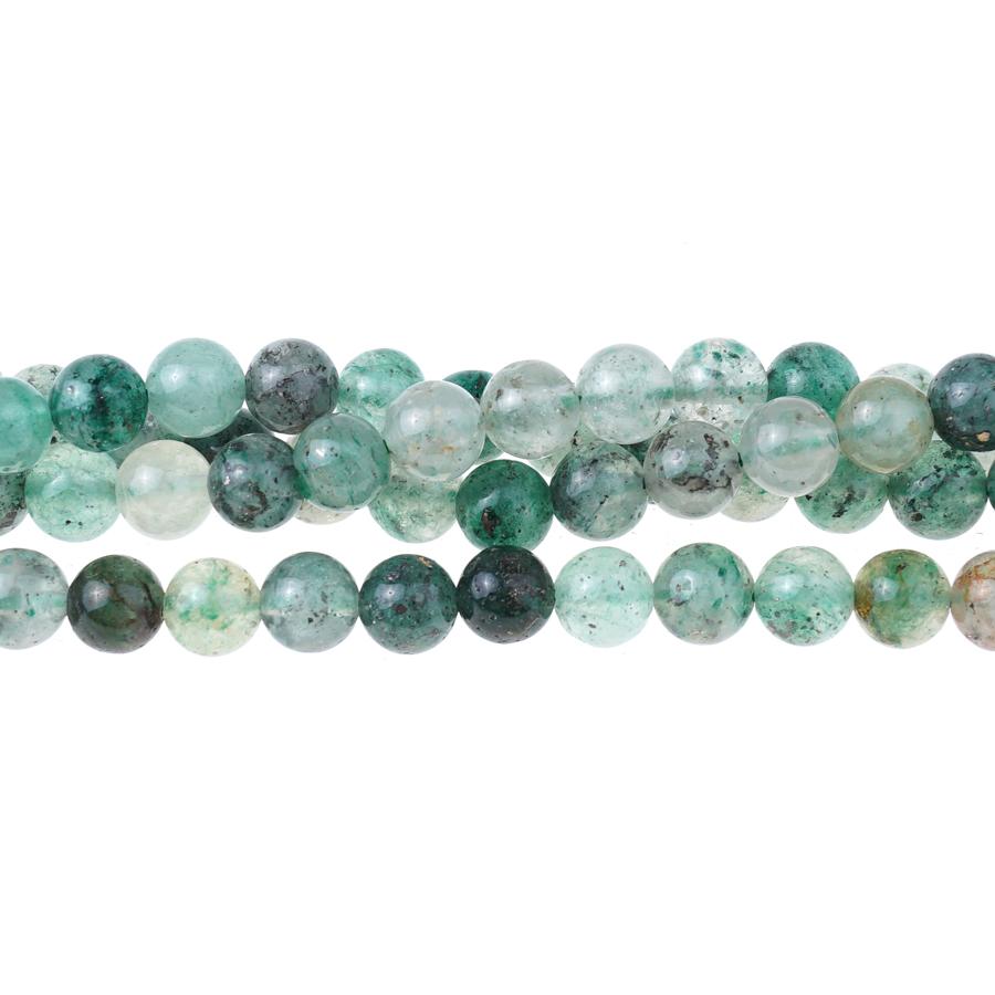 Blue Green Quartz 6mm Round Strand 15-16"