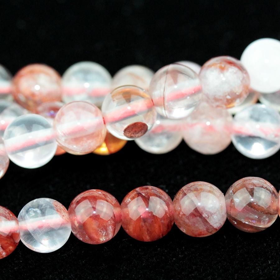 Blood Quartz 6mm Round 15-16 Inch