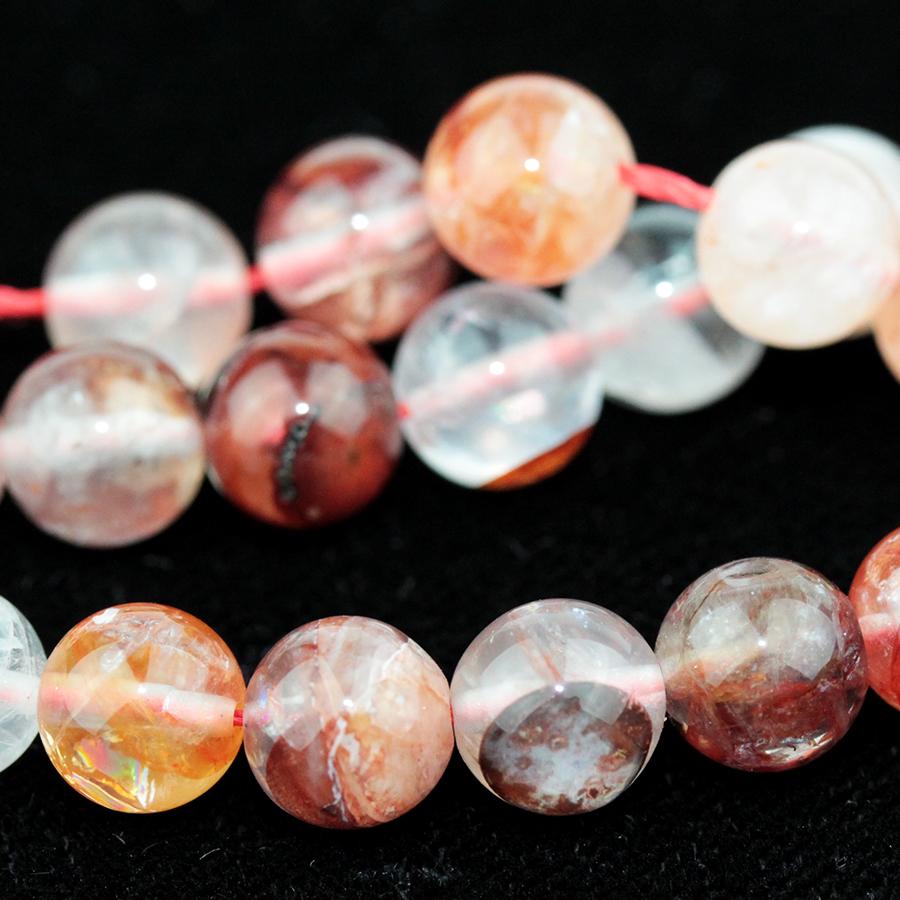 Blood Quartz 8mm Round 15-16 Inch