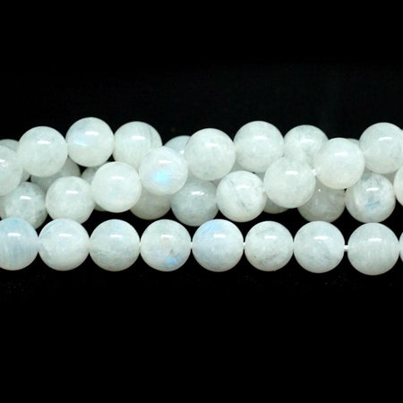 Blue Moonstone AA 8mm Round - 15-16 Inch