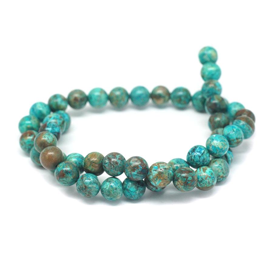 Blue Sky Jasper Dyed 8mm Round - 15-16 Inch