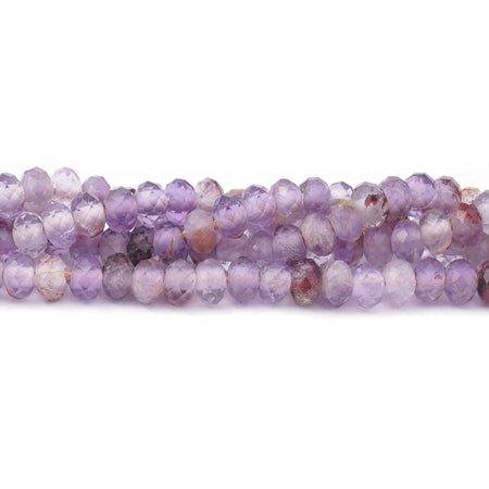 Cacoxenite Natural 4X6mm Rondelle Faceted - Large Hole Beads - Goody Beads