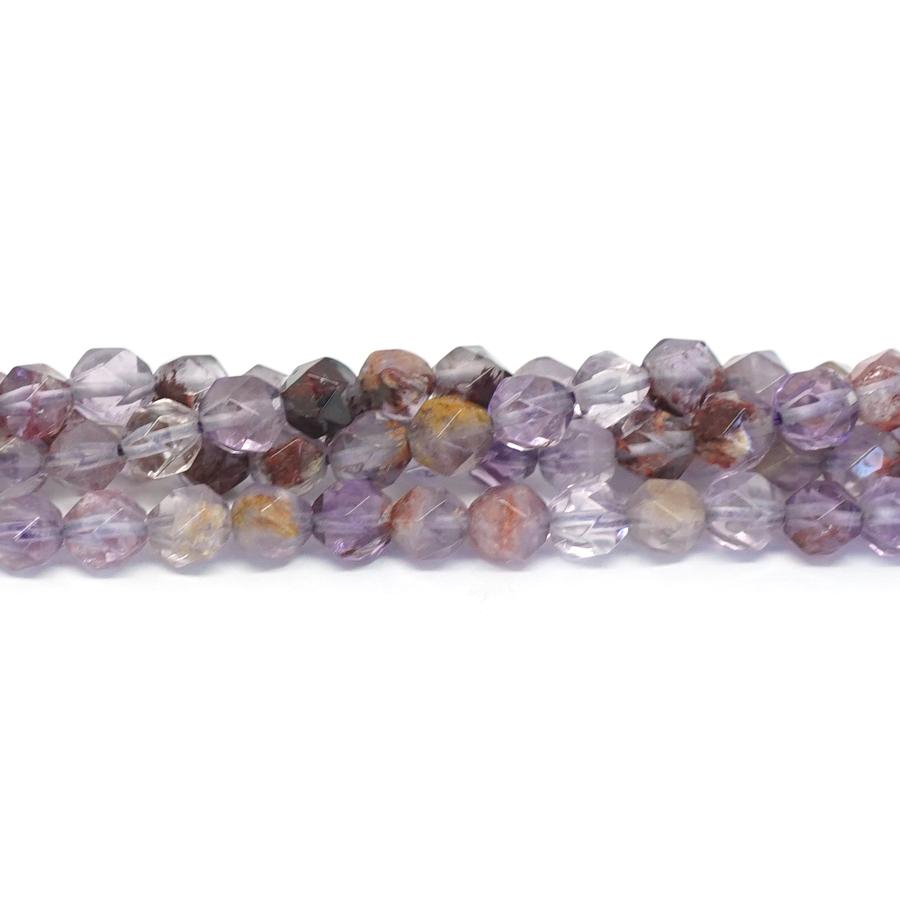 Cacoxenite 6mm Star Cut Round Strand 15-16 Inch