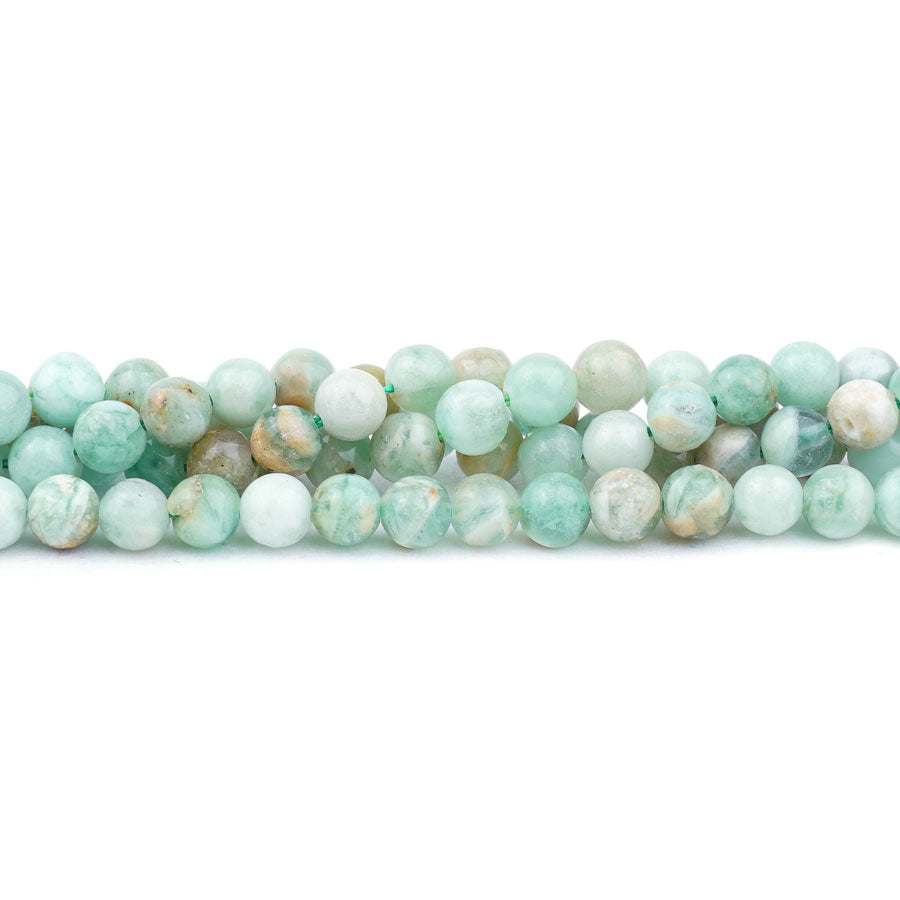 Green Crazy Lace Calcite 6mm Round - 15-16 Inch - Goody Beads