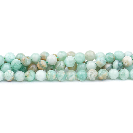 Green Crazy Lace Calcite 6mm Round - 15-16 Inch - Goody Beads