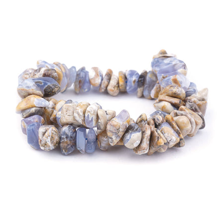 Blue (Marbled) Chalcedony 12-22mm Chips - Limited Editions - Goody Beads