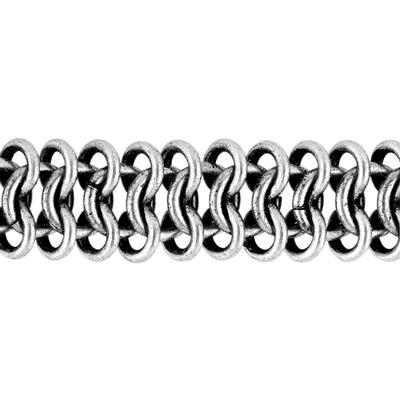 11mm Antique Silver Elegant Chain Maille