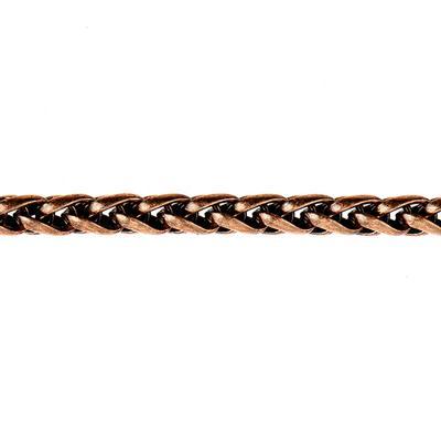 4.5mm Brass Oxide Finish Brass Rope Chain - Goody Beads