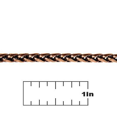4.5mm Brass Oxide Finish Brass Rope Chain - Goody Beads