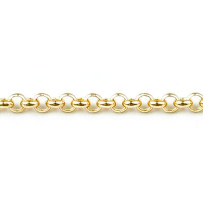 1.8mm Gold Plated Rollo Chain - Goody Beads