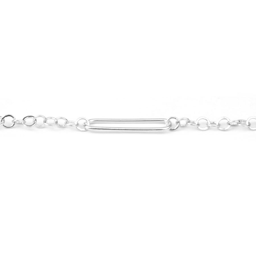 Paperclip and Round Cable Chain Combo - Silver - Goody Beads