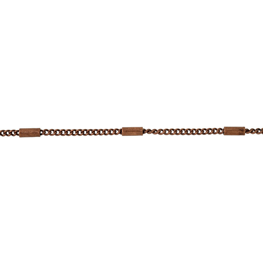 1.2mm Satellite Curb Chain - Copper by the Foot