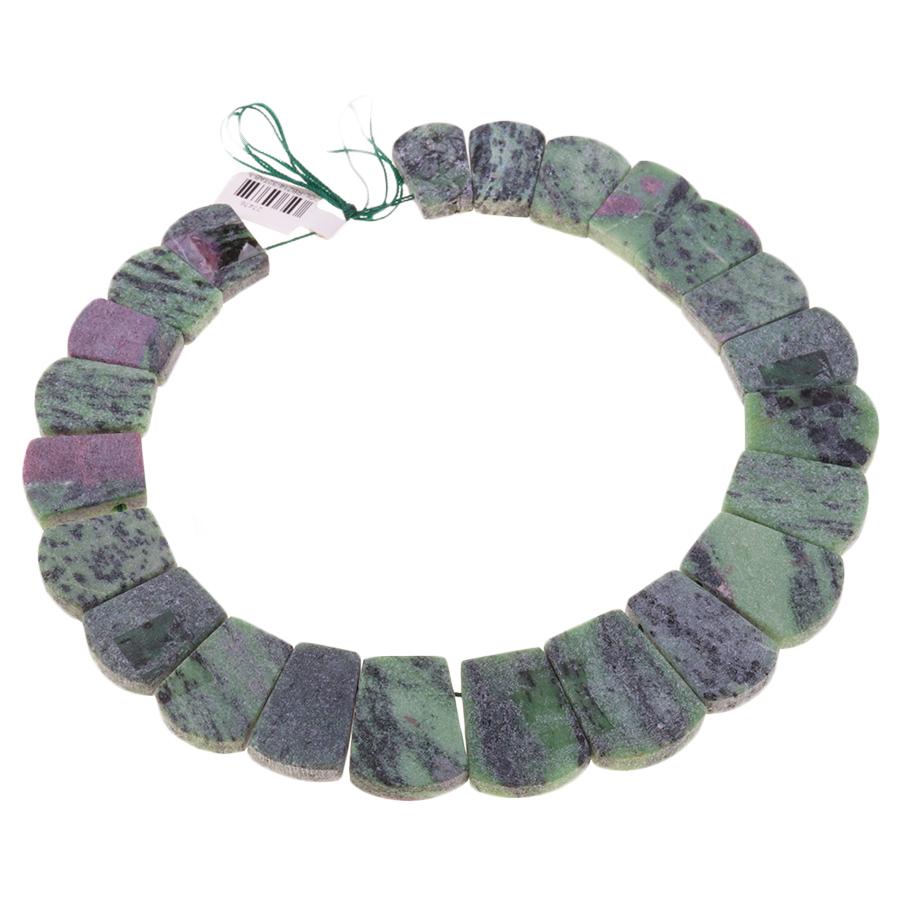 MATTE Ruby Zoisite 14x20-24x32mm Tab Collar