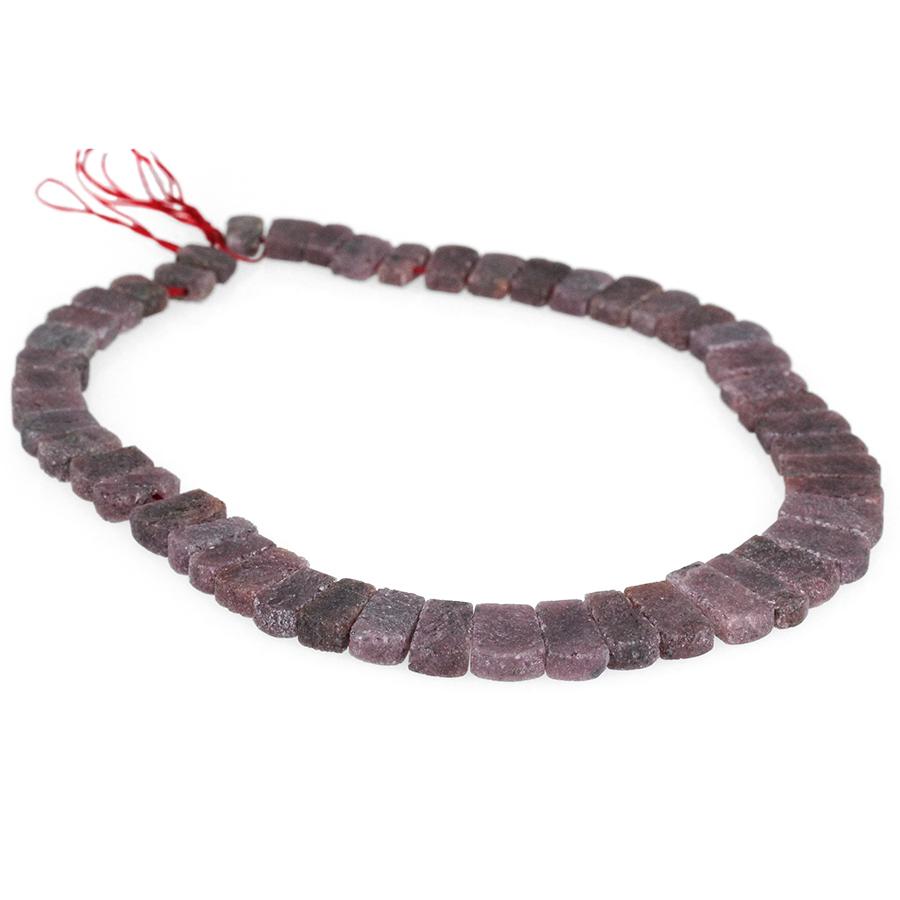 MATTE Ruby 7x9-9x13mm Narrow Ladder Collar