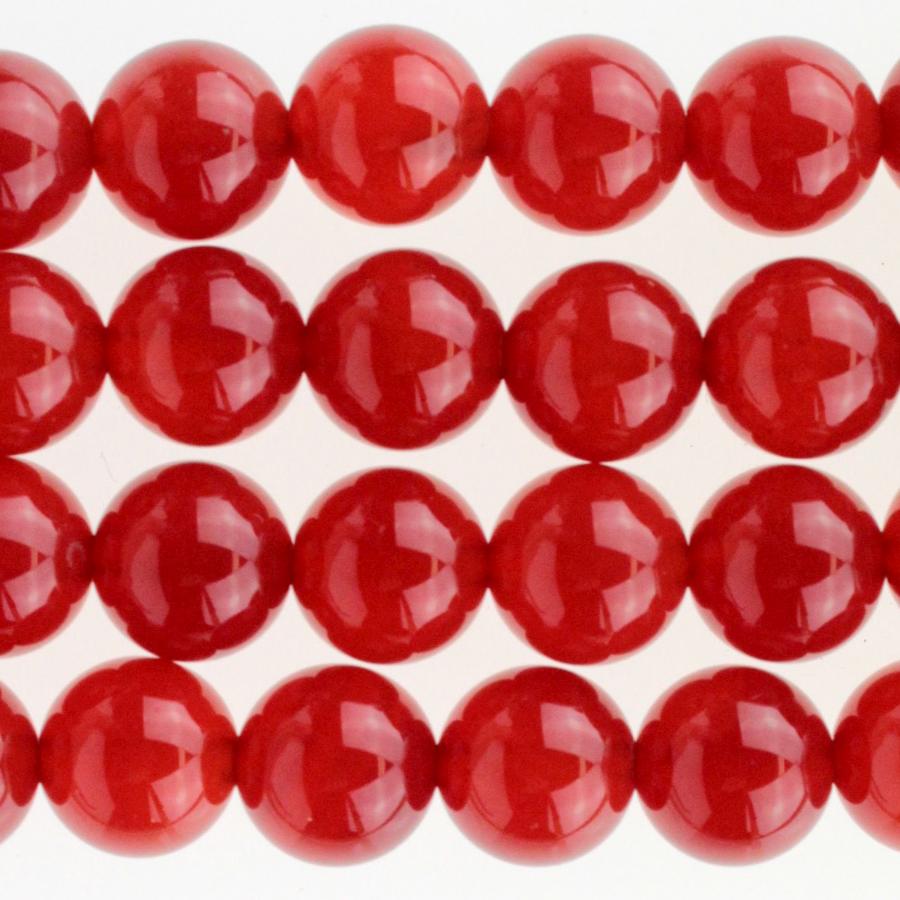 Carnelian 8mm Round 8-Inch - Goody Beads