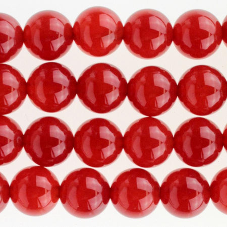 Carnelian 8mm Round 8-Inch - Goody Beads