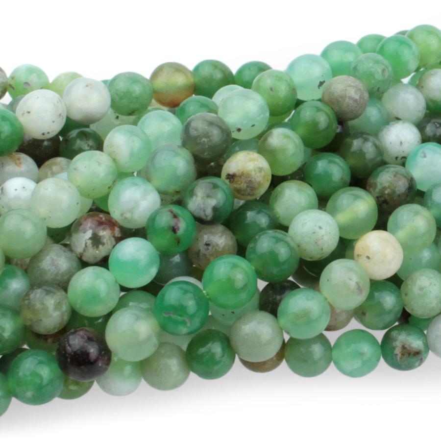 Chrysoprase 5mm Round 15-16 Inch