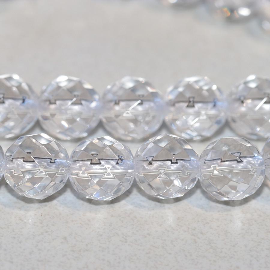 Crystal Quartz 8mm Round Faceted