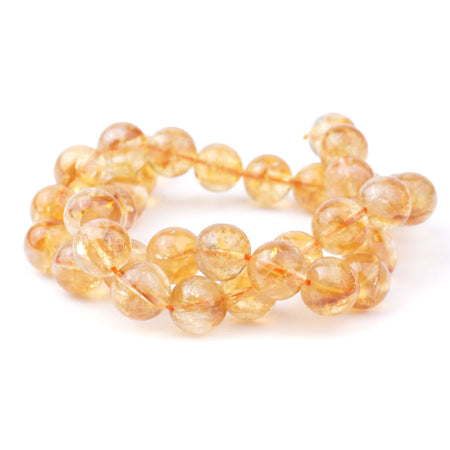 Citrine 10mm Round (Natural) AA Grade - Limited Editions - Goody Beads