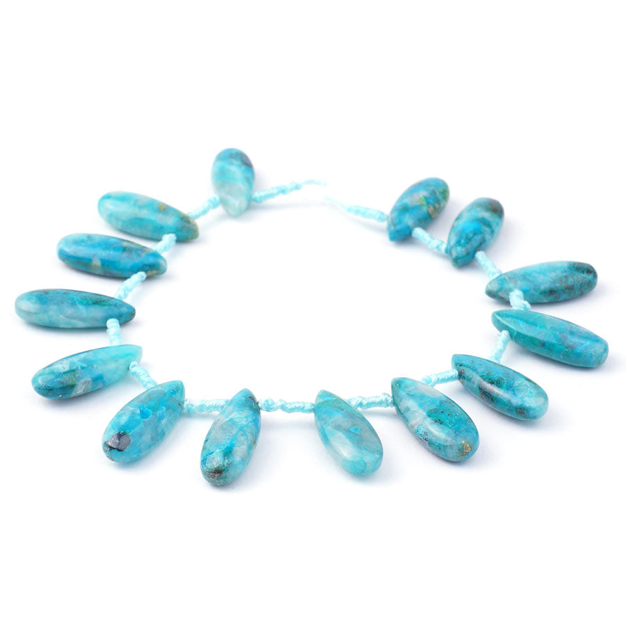 Chrysocolla 8x20mm Drop Blue - Limited Editions - Goody Beads