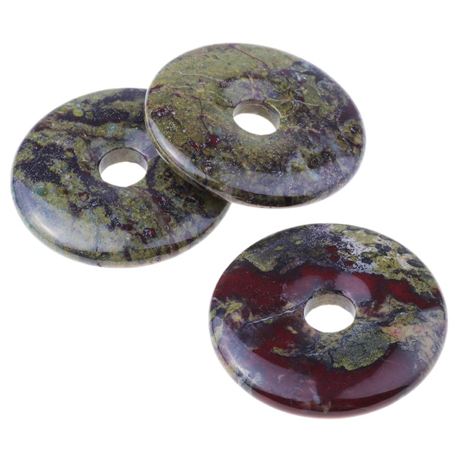 Dragon Blood Jasper 40mm Donut Pendant - Goody Beads