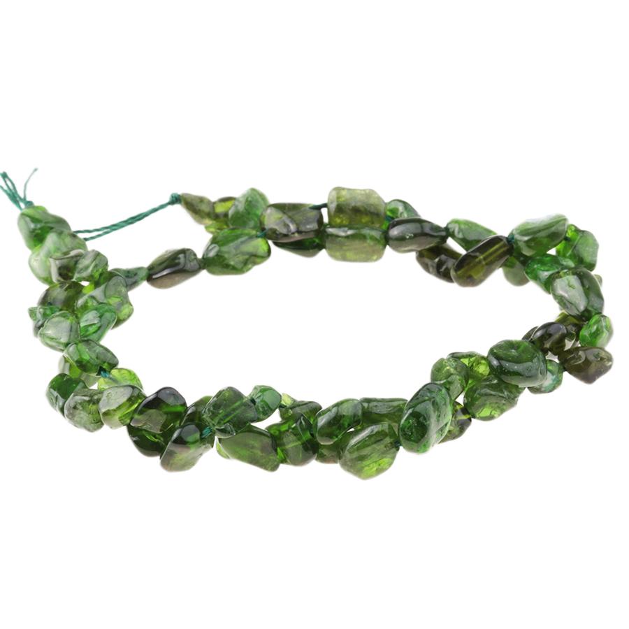 Diopside 5-6mm Pebble Strand 15-16"