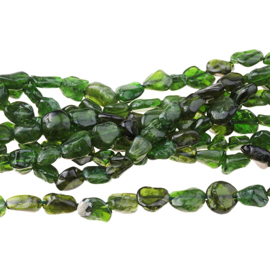 Diopside 5-6mm Pebble Strand 15-16"