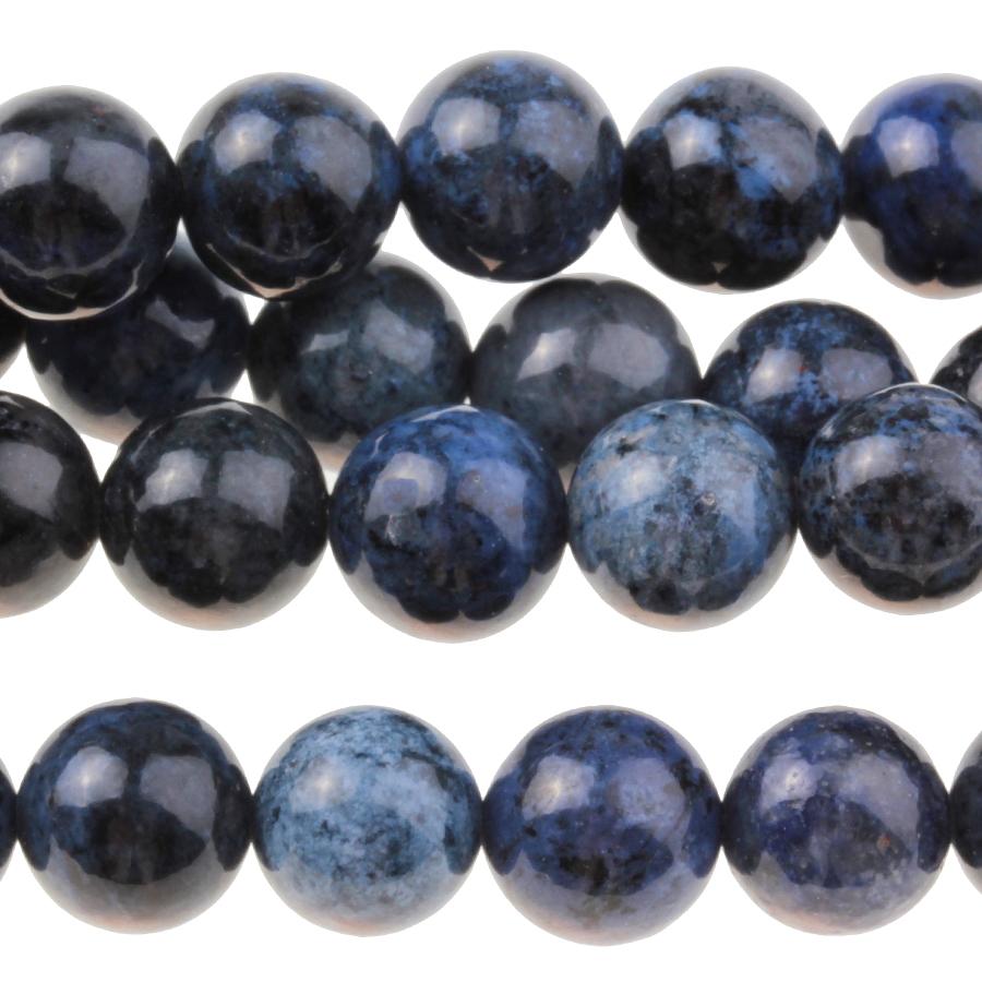 Dumorterite 8mm Round 8-Inch - Goody Beads