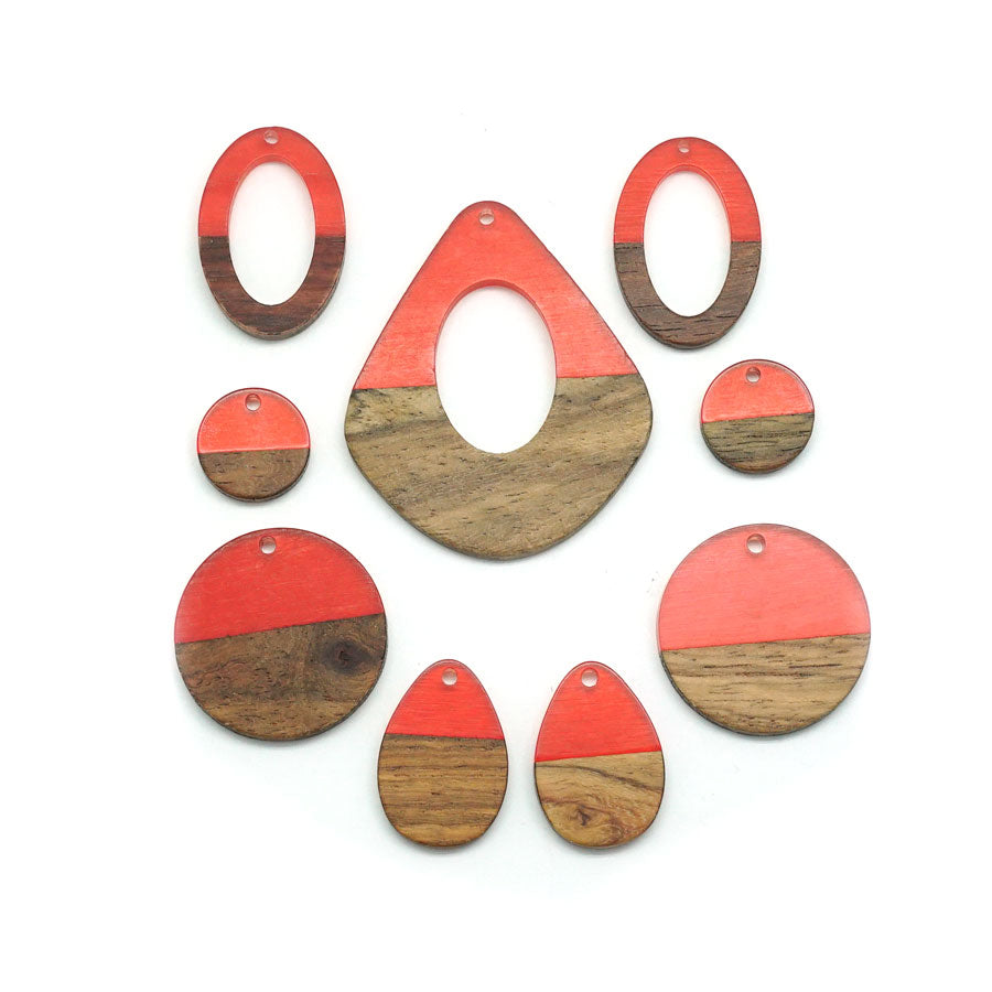 Exclusive Wood & Resin Summer Bundle - Pink Berry - Goody Beads